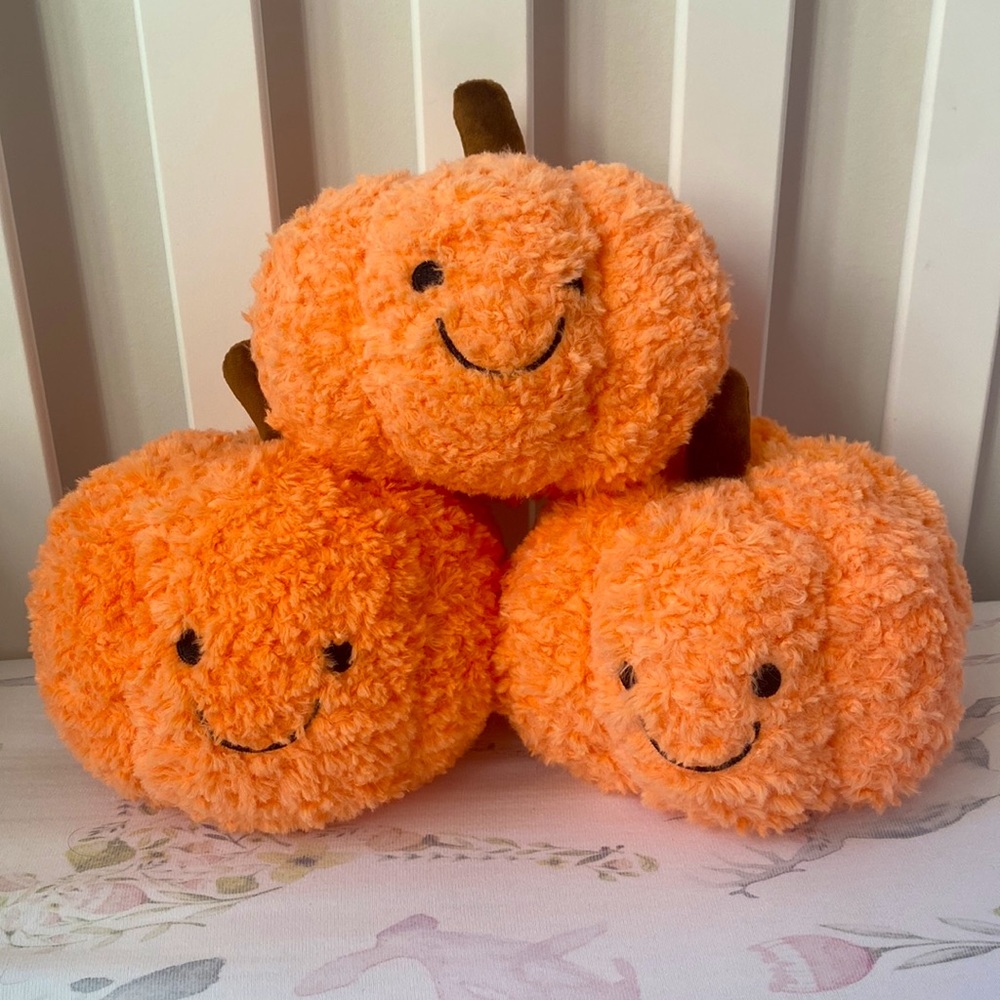 New Amusable Thankful Plush Pumpkin